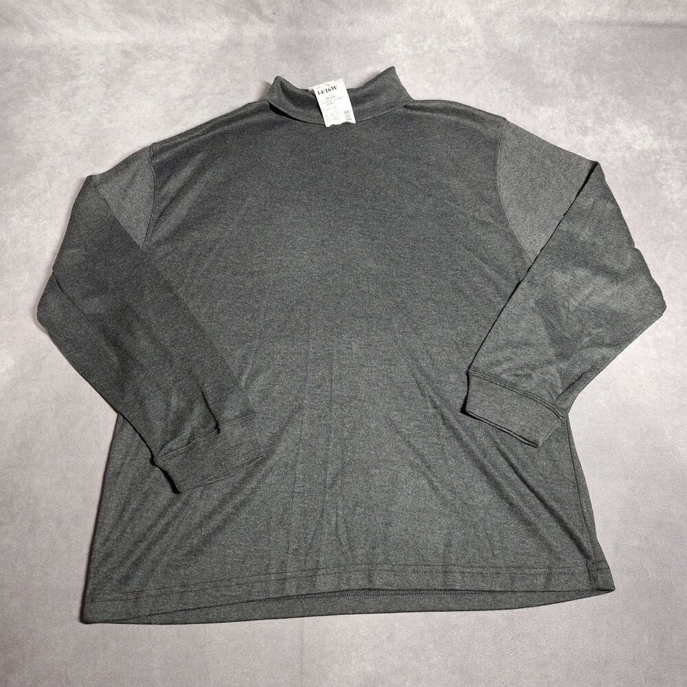 Fashion Bug Womens Size 14/16 Turtleneck Long Sleeve Top